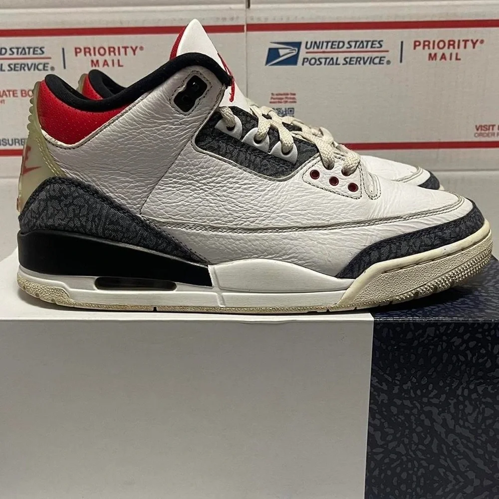 Nike Air Jordan 3 Retro “Denim Fire Red” 2020